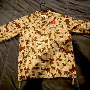 BAPE x Stussy Camo Print Vintage Jacket